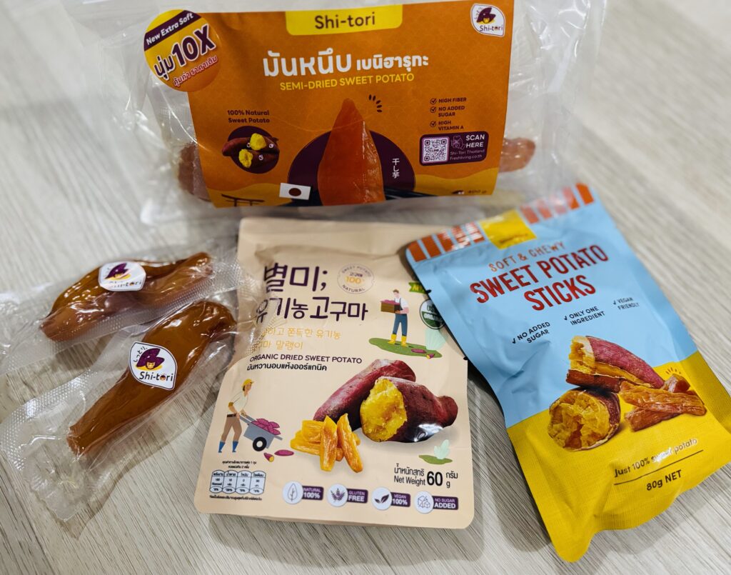Convenient school snack ideas - sweet potato